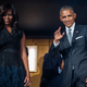 First lady Michelle Obama and President Barack Obama arrive at ABC’s Taking the Stage: African American Music and Stories That Changed America program at the Kennedy Center in Washington, D.C., on Sept. 23, 2016.
ZACH GIBSON/AFP/Getty Images